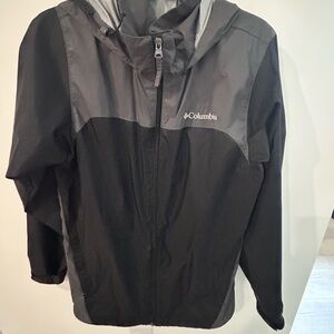 Columbia Men's S Black and Gray Windbreaker